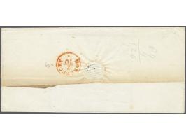 Alkmaar A (Ey 125) op 10 cent karmijn plaat I pos. 54 op briefomslag 1-10-185? naar Sliedrecht, pracht ex. (envelop 2 vertica