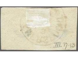 Amersfoort C (Ey 125) centraal op 5 cent lichtblauw plaat III pos. 37-38 in paar, pracht ex.