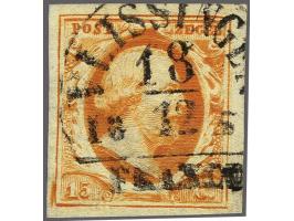 Vlissingen B (Ey 150) op 15 cent donkeroranje pos. 59, pracht ex.