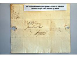 over 100 prephilatelic letters about 1817-1820, nearly all to Francomont with transit Henri Chapelle, many from Aachen
