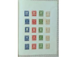 local issues delivery company stamps (72 ex.) on 3 album leaves 