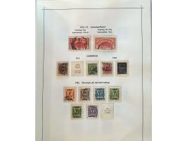 collection 1854-1982 used with better on Facit album leaves 