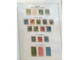 collection 1854-1982 used with better on Facit album leaves 
