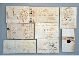 13 brieven 1675-1691 naar Lille, veel verschillende portaanduidingen, vrijwel alle frisse pracht ex.