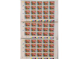 1993 Blue Cross ** (670x), Mi. no. 220, high face value!, cat.v. above EUR7000 on stockcards
