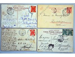 over 50 (picture) cards (partly *), covers and postal stationery including Constantinople, postcards Syria *, Palestine etc.
