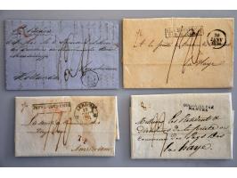 16 prephilatelic letters 1825-1835 to the Netherlands from Chile, Brasil and Cuba with French port cancellations including (r