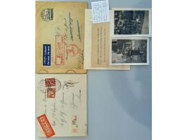 undercover mail, 45 letters from London (partly from P.O. Box 237) or the Netherlands, nearly all to 15 Grand Rue Geneve with