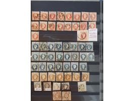used stock starting 1850 in stockbook