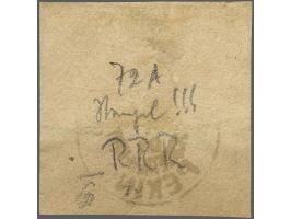 Navy Detachment in China, Franz Joseph 5 heller blue green in pair with circular date stamp K.u.K. Gesandschafts Wachtdetache