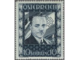 Chancellor Dolfuß 10 schilling slate blue, very fine unmounted mint with 2021 Chris Ceremuga certificate, cat.v. 1400