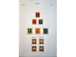 extensive collection used and */** with many better stamps including with expertizing marks in partly mixed quality in KaBe b