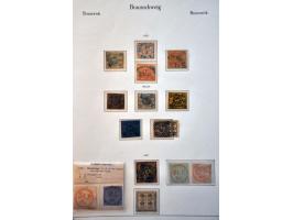 extensive collection used and */** with many better stamps including with expertizing marks in partly mixed quality in KaBe b