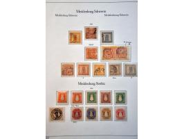 extensive collection used and */** with many better stamps including with expertizing marks in partly mixed quality in KaBe b
