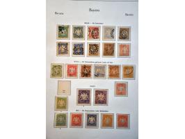 extensive collection used and */** with many better stamps including with expertizing marks in partly mixed quality in KaBe b