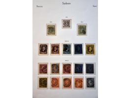 extensive collection used and */** with many better stamps including with expertizing marks in partly mixed quality in KaBe b