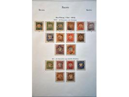 extensive collection used and */** with many better stamps including with expertizing marks in partly mixed quality in KaBe b