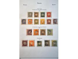 extensive collection used and */** with many better stamps including with expertizing marks in partly mixed quality in KaBe b