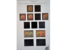 collection 1872-1945 with colonies, occupated areas WWI and WWII, Danzig, Saar, Bohemia and Moravia etc. used and * (some bot