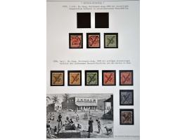 collection 1872-1945 with colonies, occupated areas WWI and WWII, Danzig, Saar, Bohemia and Moravia etc. used and * (some bot