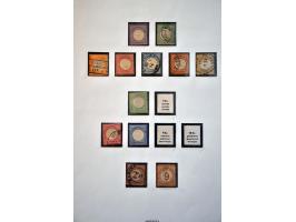 collection 1872-1945 used, from 1919 partly */**  with better ex. and sets in Lindner album   