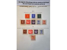 collection 1952-1997 mostly ** including duplicates, gutter pairs, booklets, etc., high face value in 3 Schaubek albums and 3