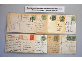 postmark collection on picture postcards (approx. 700 ex.) from the 1890s onwards including Scotland and Ireland, various typ