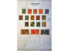collection 1887-2004 used and */** in 3 Davo albums and stockbook
