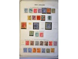 collection 1854-1969 used and */** with better ex. a.o. Gandhi set (*) etc. in mixed quality in binder