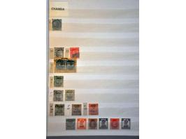 and States, stock from 1854 onwards mostly used in mixed quality in 2 stockbooks 