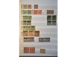 and States, stock from 1854 onwards mostly used in mixed quality in 2 stockbooks 