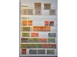 and States, stock from 1854 onwards mostly used in mixed quality in 2 stockbooks 
