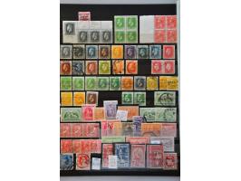 collection from ca. 1860 onwards including officials mainly used with better ex. in 2 stockbooks  
