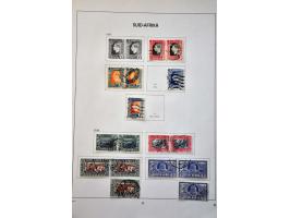collection including Homelands, South Africa 1910-2015 and Namibia up till 2018 starting used later mostly ** in  6 albums/bi