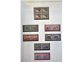 , South West Africa and Homelands, collection 1919-1997 used and */** including pairs in 2 albums and 1 stockbook