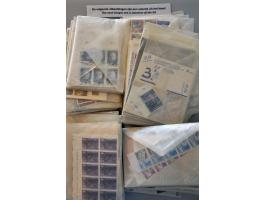 stock 1939-1988 ** including miniature sheets sorted in glassines in small box