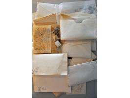 classics, large number in small stockbook and sorted in envelopes in small box
