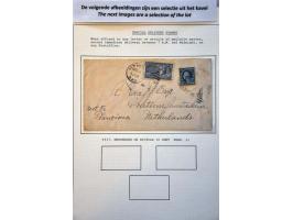 covers including fdc's and better Airmail in 2 albums