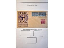 covers including fdc's and better Airmail in 2 albums