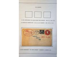 covers including fdc's and better Airmail in 2 albums