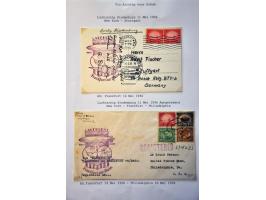 Airmail, collection of 30 mainly Zeppelin covers with better items in ring binder