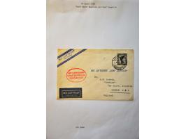 Airmail, collection of 30 mainly Zeppelin covers with better items in ring binder