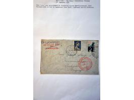 Airmail, collection of 30 mainly Zeppelin covers with better items in ring binder