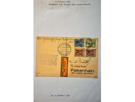 Airmail, collection of 30 mainly Zeppelin covers with better items in ring binder