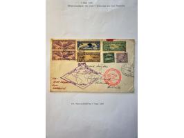 Airmail, collection of 30 mainly Zeppelin covers with better items in ring binder