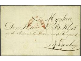 VELDPOST 1 13 JUNIJ deels zwak op complete brief van Kamp bij Rijen naar 's-Gravenhage 1831 (vroeg, bekend vanaf 12 juni), po