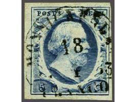 Monnickendam B (Ey 300) op 5 cent blauw plaat I pos. 7, pracht ex.