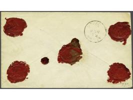 15 cent oranjebruin type II tanding 13¼ x 14 kleine gaten op kleinformaat aangetekende envelop van Vriesenveen via Almelo 8-1