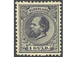 1 gulden grijsviolet, pracht ex., cat.w. 750