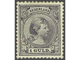 1 gulden grijsviolet, pracht ex., cat.w. 1000